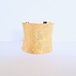 Tocara "Karen" Gold Sparkle Floral Bracelet